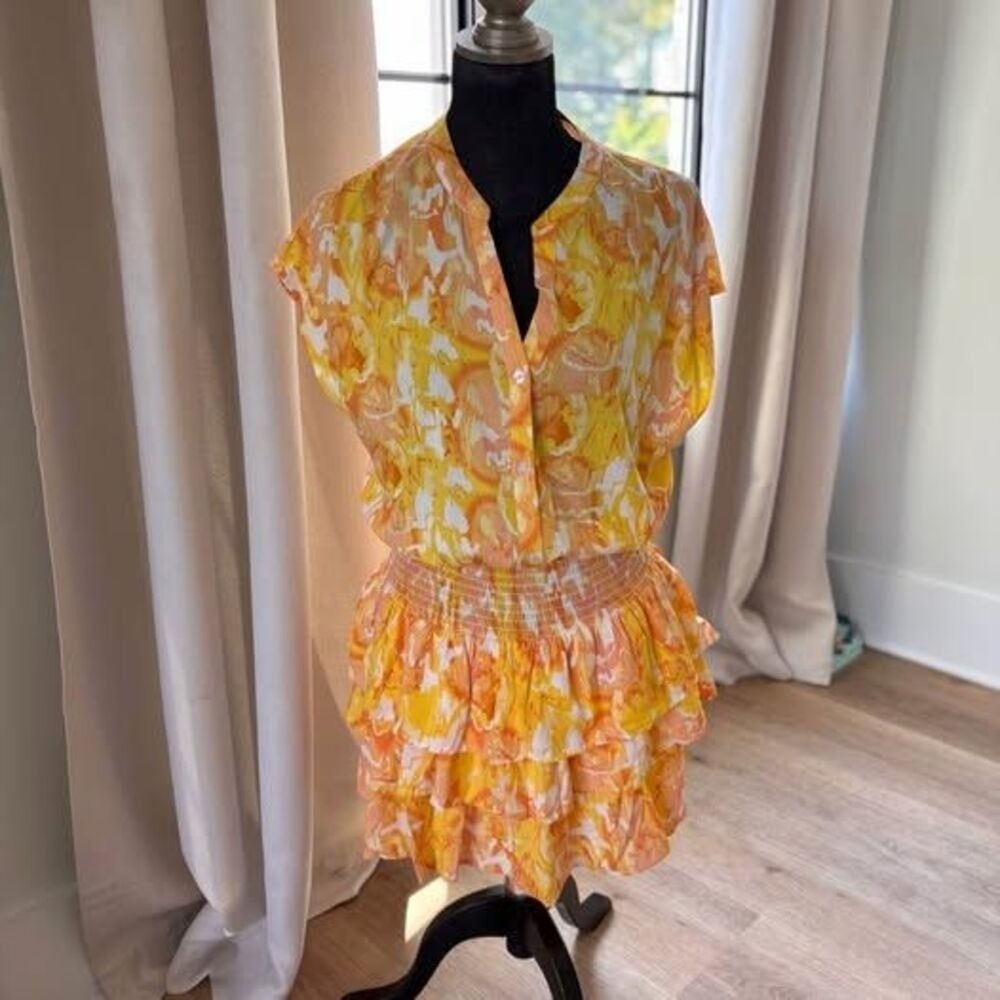 Tart Ruffle Kallie Sunset Cloud‎ Dress- size s